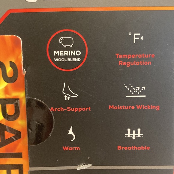 Merino Wool Blend Socks Xtreme Thermal Warm Cold Weather Boot Socks Grey - Picture 9 of 15